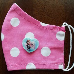 Face Mask ADULT Removable FROZEN Princess